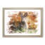 Hare in a Meadow in Abstract - Picture Frame Painting Print-55737717-55737719