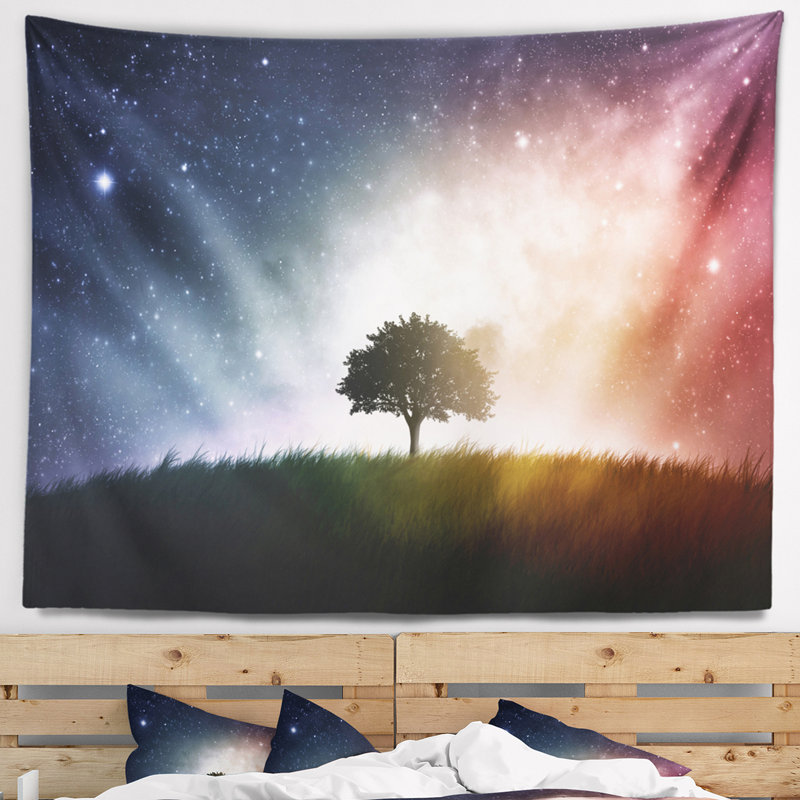 Tapisserie d’arrière-plan en polyester à espace simple avec accessoires suspendus inclus, H 50 po x l 60 po