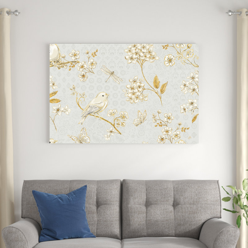 Golden Garden II, H 32 po x l 48 po x P 1,25 po
