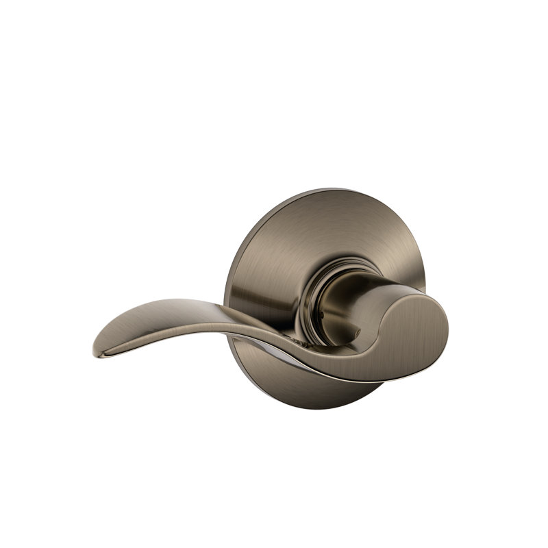 Accent Lever Hall and Closet Lock, Antique Nickel