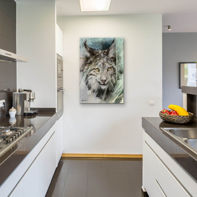 " Lynx Brushstroke " by Robert Campbell