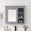 Armoire murale de salle de bain avec miroir-107163485