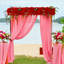 Paquet de 6 fleurs florales artificielles pour mariage, fleurs polyvalentes, style flexible, installation facile à faire soi-même, réutilisable et nécessitant peu d'entretien pour les mariages, les fêtes et la décoration intérieure.