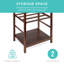 Abhik 17'' W Metal Log Rack-109467776