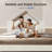 Yeleini Modern Horizontal Panel Upholstered Low Profile  Full Size Platform Bed  with Tufted Headboard-852734835-852734838