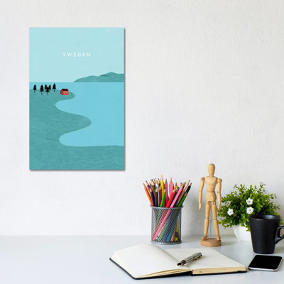 Sweden 1 Piece Wrapped Canvas Wall Art