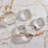 Glass Round 6 Piece Coasters Set