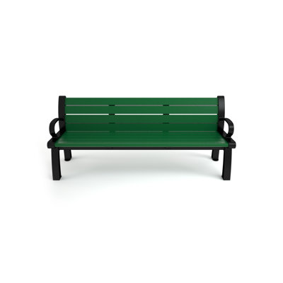 Heritage Recycled Plastic Park Bench by Frog Furnishings