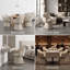 Fauteuil demi-tonneau pivotant à 360 ° Modern-1092475887