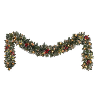 118 " Pre-Lit Garland