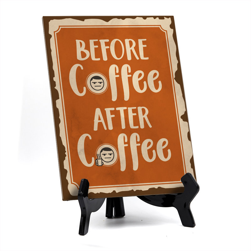 Avant la table basse «After Coffee»