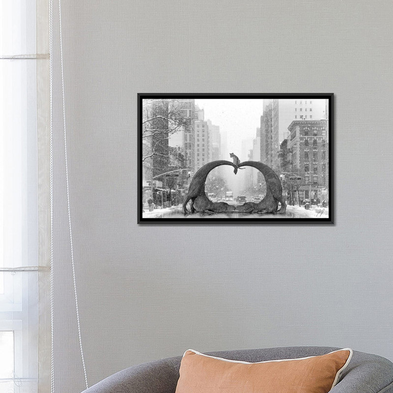 « We Are Family IV » par Kathrin Federer-impression d’art graphique, Pas de tapis, H 18 po x l 26 po x P 1,5 po