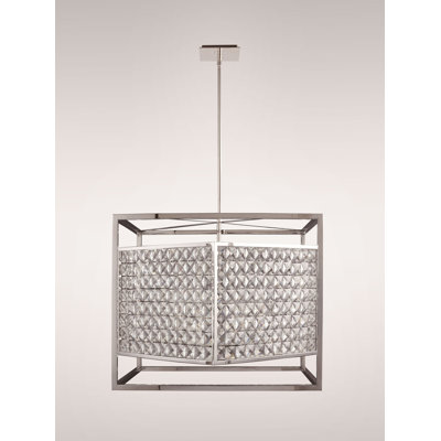 Cadre/lustre carré 8 lumières unique Honora