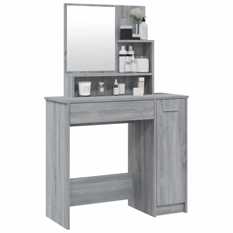 Makaliah Dressing Table, Grey Sonoma