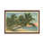 Toile avec cadre en bois brun classique sélectionné