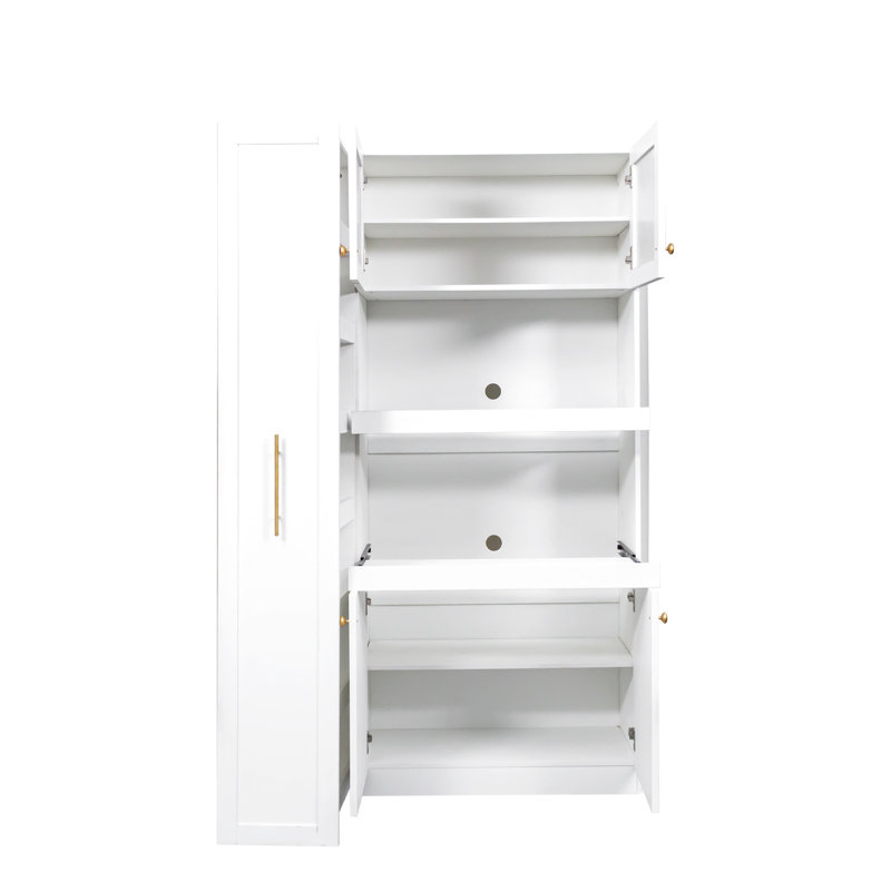Armoire blanche à 4 portes Caswell