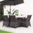6 - Person Wicker Patio Dining Set With Rectangular Table , Cushions Included