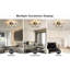 Rachna 5-head 60cm LED Integrated Semi Flush Mount Ceiling Light-1103130243-1103130241