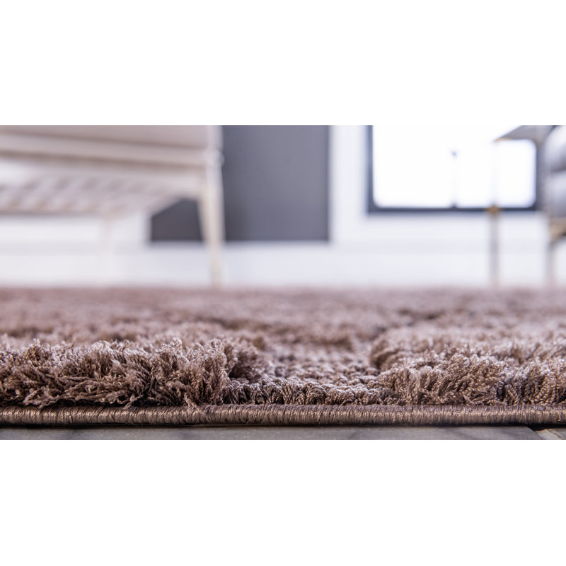 Tapis rouge sang Baynes, Rectangulaire 4 pi x 6 pi, Brown