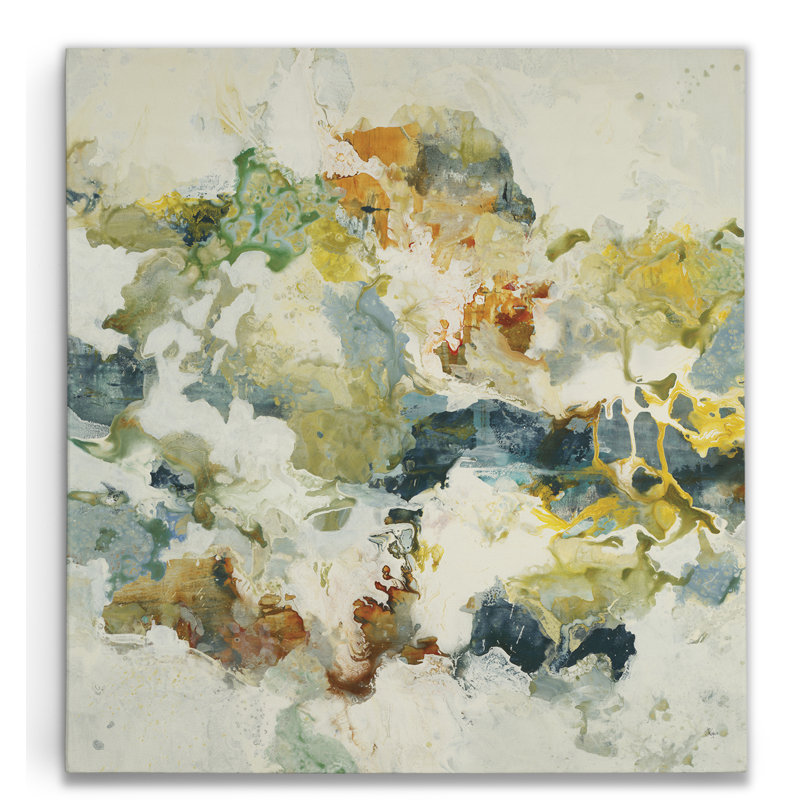 « inter », reproduction d’art sur toile tendue, H 10 po x l 10 po x P 1,5 po