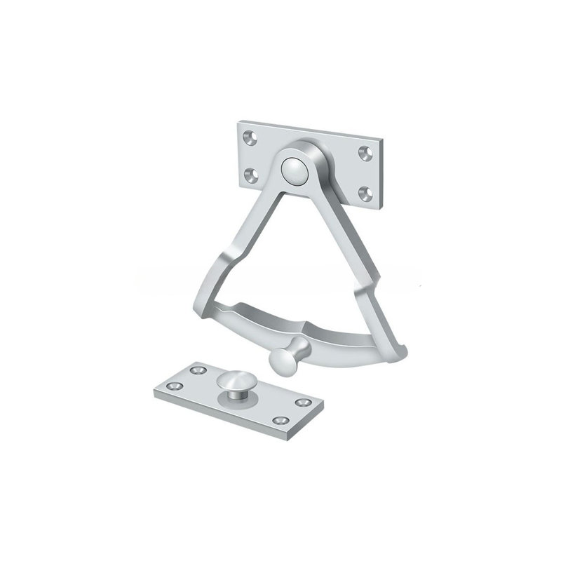 Quadrant de porte Deltana DDQ56U26; Finition chrome brillant, Chrome poli