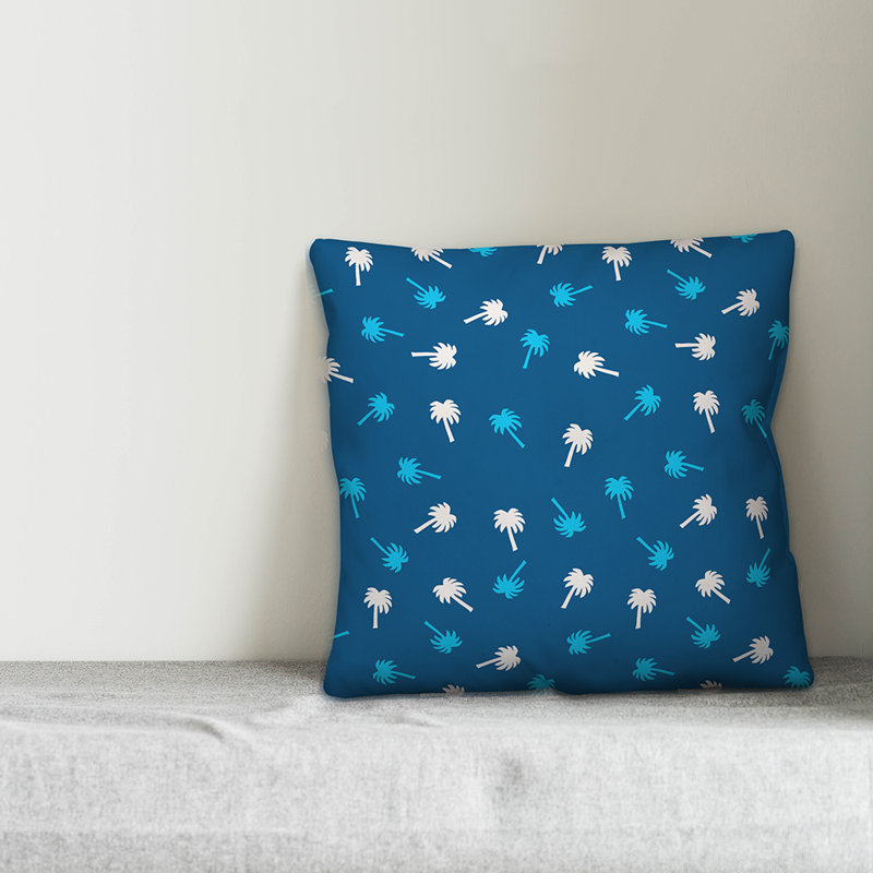 Coussin décoratif d'intérieur/d'extérieur, H 18 po x l 18 po, Pas de bourre