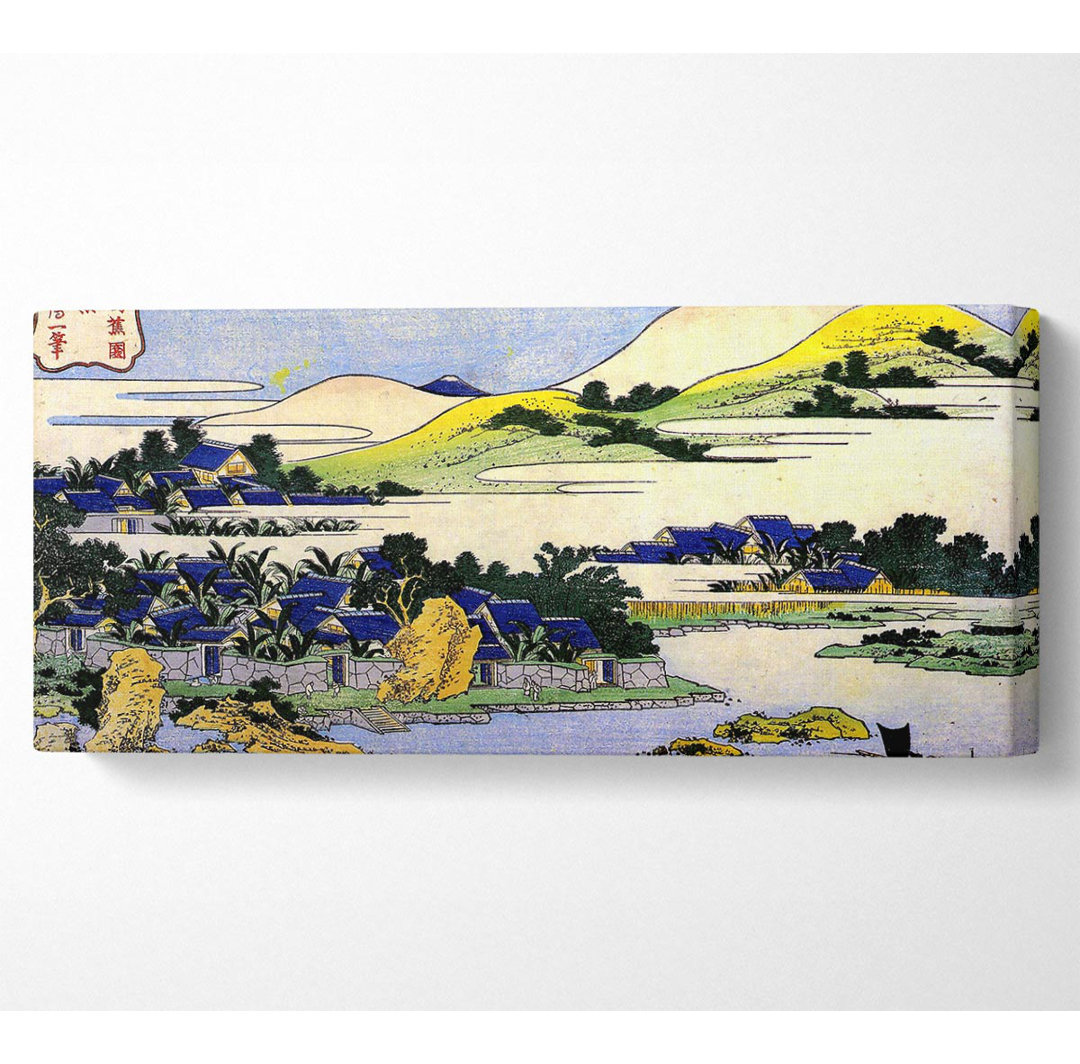 Hokusai Landschaft von Ryukyu Panoramaleinwand