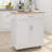 Kitchen Island With Drawer, Adjustable Shelves, Solid Construction & Towel Holder Lockable Wheels, Board, Double Doors, Rack-1090539475