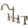 Double Handle Widespread Bridge Faucet with Porcelain Lever Handles