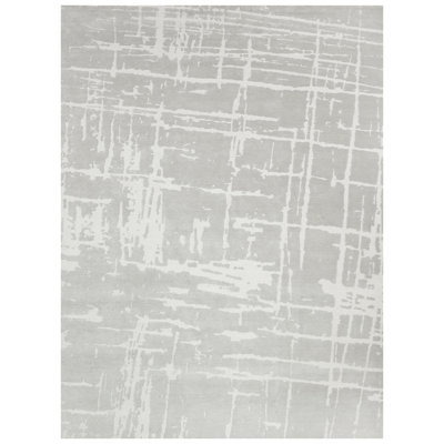 Wool Abstract Area Rug