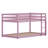 Low-Profile Bunk Bed Featuring a Ladder and Strengthened Upper and Bottom Slats-1322724005
