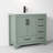 Wimer 36" Single Bathroom Vanity With Sink Top, Bathroom Sink Faucet and Pop Up Drain, Hand Paint Surface, EPA Certified