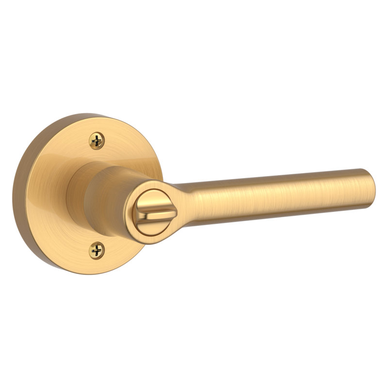 Lifetime (PVD) Satin Brass Entry Door Lever
