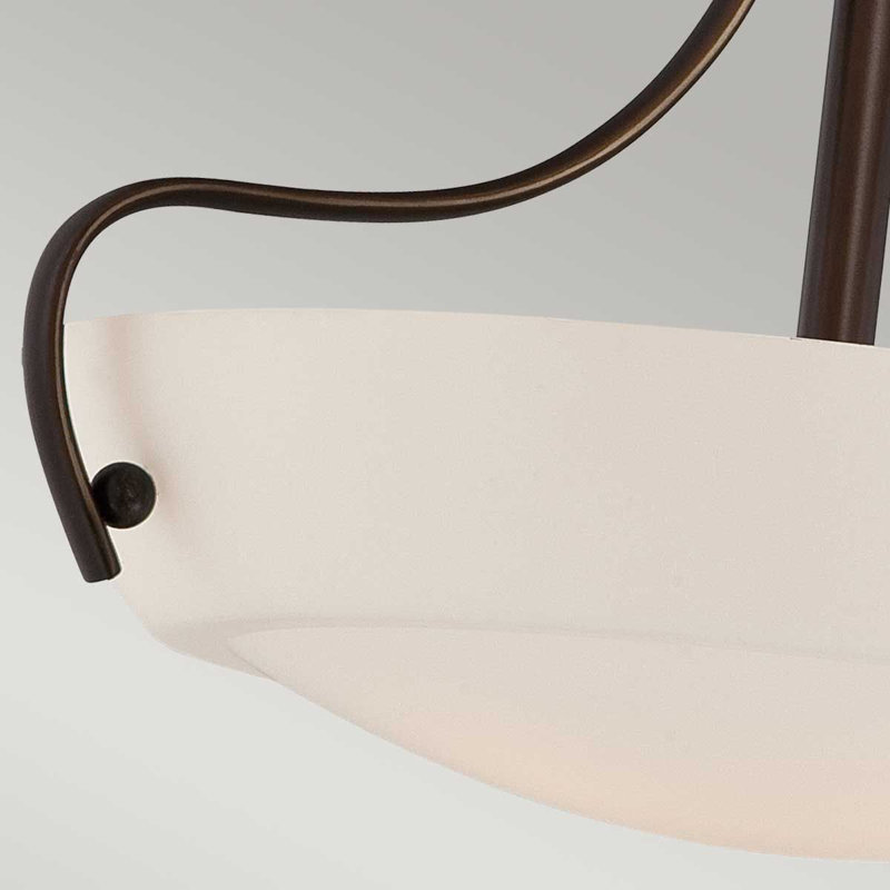 Vandeventer Glass Semi Flush Mount