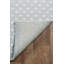 Langdon Wool Geometric Area Rug in Blue-821775150