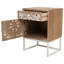 Starkville 45cm W Manufactured Wood Bedside Table