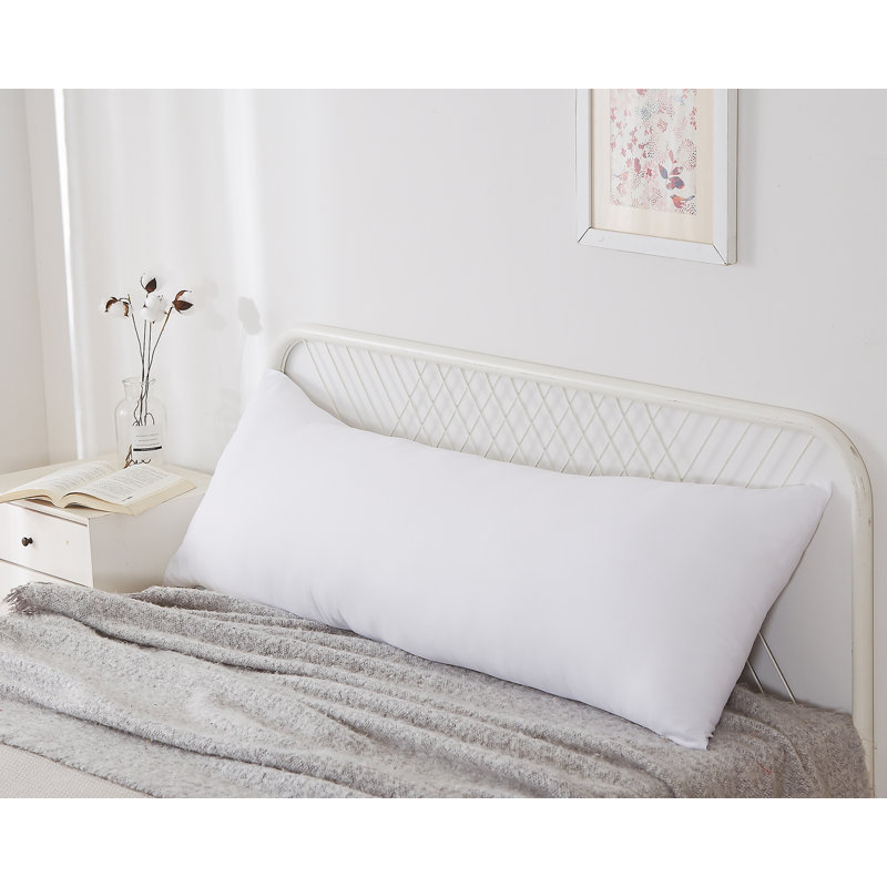 Jill Soft Hypoallergenic Polyester Body Firm Support Pillow, 20" W x 72" L