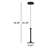 Daveney 1 - Light LED Single Pendant-1389857330-1389857331