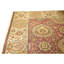Tapis rose et ivoire noué à la main de haute qualité