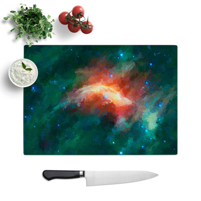 Tempered Glass out of Space Vol.37 Chopping Board