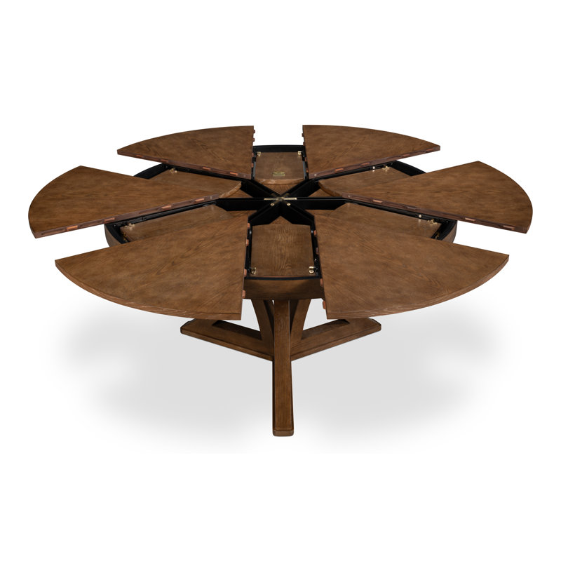 Casual Round Dining Table, Light Mink, 30"H x 66"L x 66"W