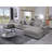 7 - Piece 179.86" U Shape Sectional Sofa Cloud Couch With Removable Ottomans & Cup Holder, USB & Type-C Charging Ports-1124442071