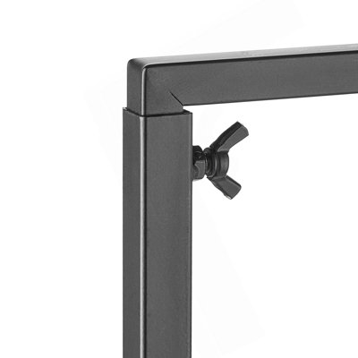 Over The Table Rod Stand Metal Arch Frame 28"-98" Length Adjustable Clamp Decor