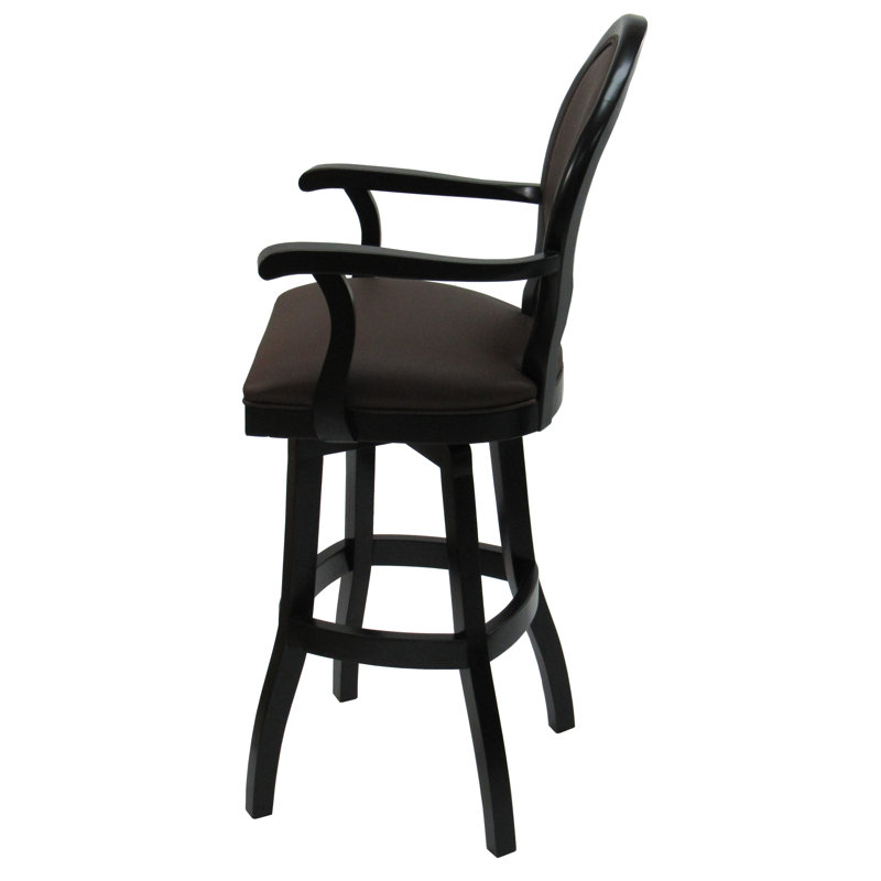 Tabouret de bar et de comptoir Farald, Brun, Très haute (assise de 34 po de hauteur)