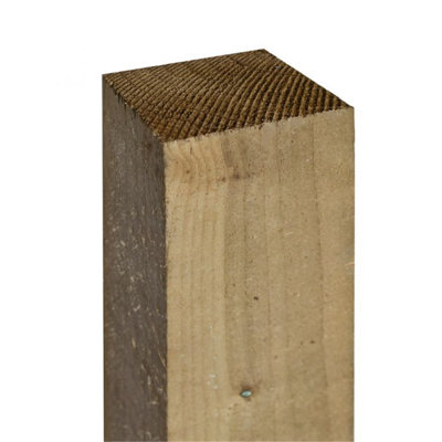 Brekyn Dakota Fields Brown Solid Wood Post Kit / System for Posts
