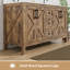Meuble-lavabo double 60 po avec plateau en marbre Linsay
