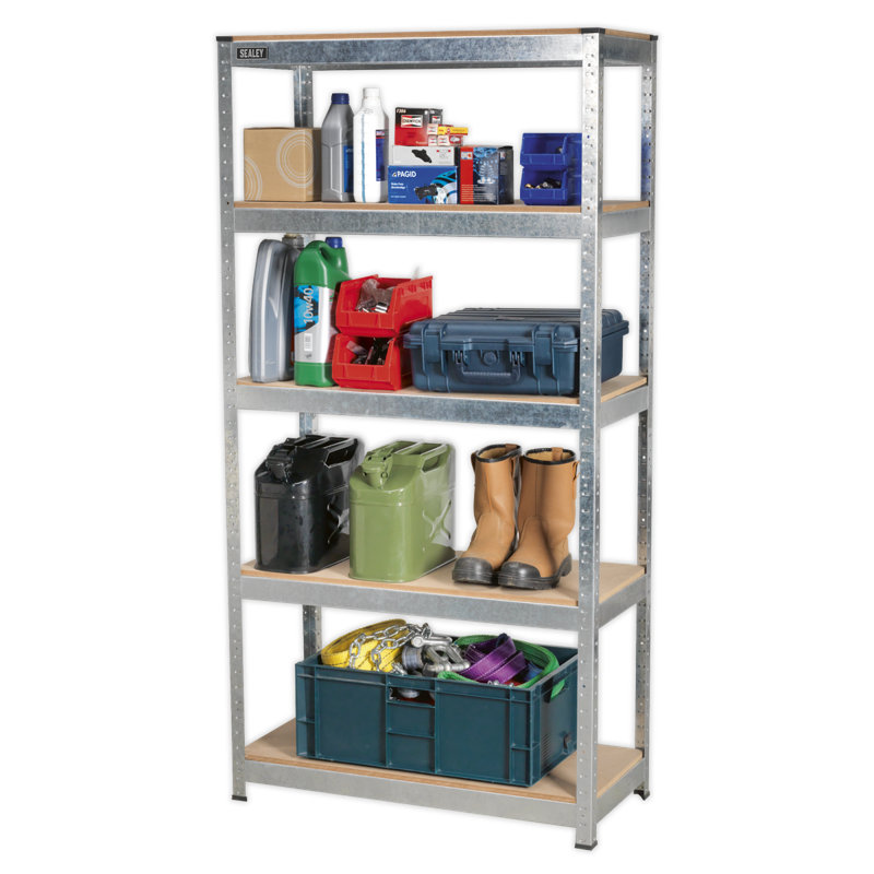 Soila Metal Shelving Unit, 180.5cm H x 91cm W x 41cm D