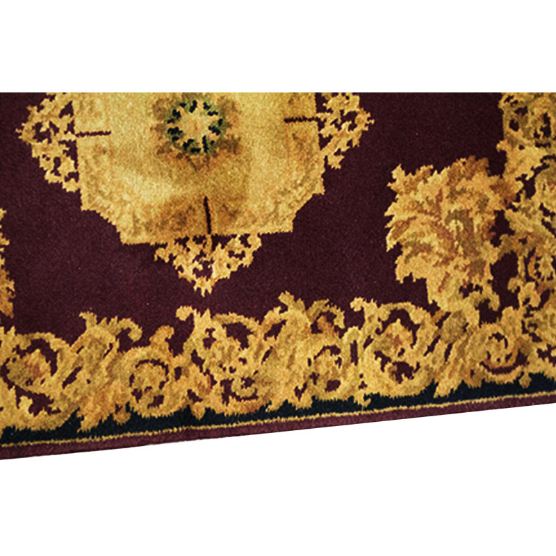 Hand-Knotted High-Quality Plum Area Rug
