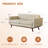 77" Square Arm Upholstered Contemporary Modern Sofa, 3-seat Sofa Couch For Living Room-1409348939