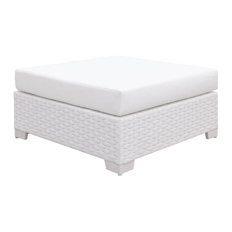 Dali Wicker Outdoor Ottoman
